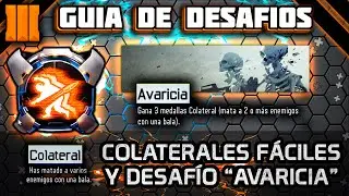 Medallas COLATERAL más FÁCILES - Guía Desafío AVARICIA Black Ops 3