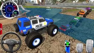 US Police Monster Truck vs Offroad Cars &ndash; Epic Chase 2025