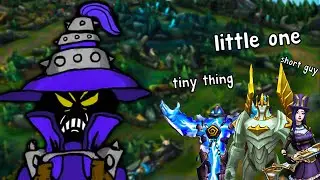 Veigar losing it when champions call him short