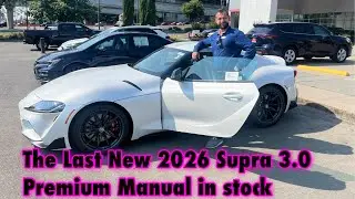 New 2026 Toyota Supra 3.0 Premium Manual Transmission in stock