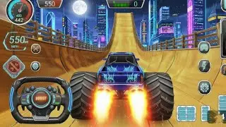 Mega Ramp Challenge!Super Crazy - GT Monster Trucks Racing 3D - Monstar Wala Game - Android Gameplay
