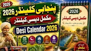 Punjabi calendar 2026 | desi calendar 2026 | desi month calendar 2026 punjabi