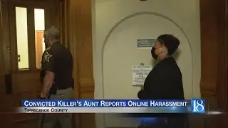 Convicted killer's aunt reports harassing Facebook messages