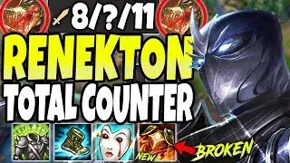 Renekton TOTAL COUNTER 🔥 SHEN IS BROKEN 🔥 BEST SEASON 10 SHEN BUILD - Best LoL Top Shen s10 Gameplay