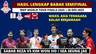 Hasil Semifinal BWF World Tour Finals 2025: SABAR REZA VS KIM/SEO | POPOV & SHI YU QI Ke Final