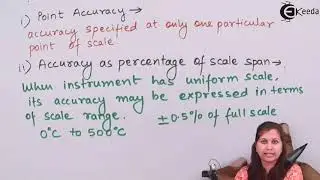 Static Characteristics of Instruments