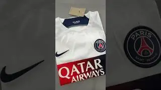 2023/2024 PSG Away White Soccer Jersey #soccer #football #jersey