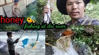fishing with bapu at Dri river , #village Angrim valley, #dibang valley,