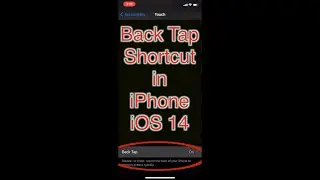 Back Tap Shortcut in iOS 14 [iPhone] Quick and Easy Feature