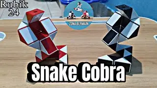TUTORIAL Rubik Snake - Hewan Ular Cobra • Zona Bermain Anak
