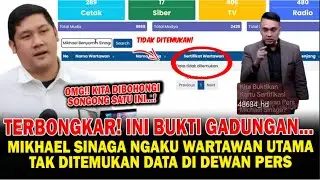 Terbongkar! Mikhael Sinaga Wartawan Utama Gadungan, Ini Buktinya!