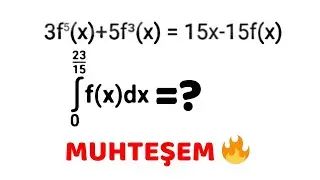 @MihenkYayınlarından Şahane Bir İntegral Sorusu 🔥