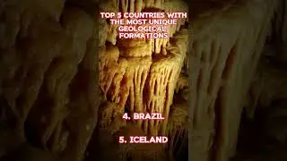 Top 5 Countries with the Most Unique Geological Formations #shorts