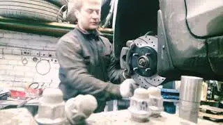 Китайские тормозные диски SAT и Колодки TRW на Hyundai Solaris