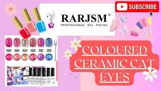 @RARJSMgelpolish 💅 Coloured Ceramic Cat Eye | Gel Polish | #nailart #nails #gelpolish #rarjsm 