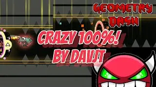 CraZy 100% { 1 Coin ) by DavJt | Hard Demon GD