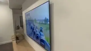 🎬 TV on the wall. Cables hidden. Job done right.