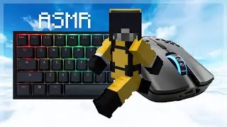 Mouse & Keyboard sounds | Satisfying Bedwars Gameplay | Hypixel Bedwars