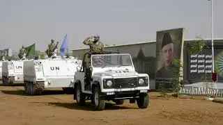 UNAMID Deputy Force Comd Maj Gen Fida Hussain Malik HI(M) Attending Medal Parade of Pak Battalion 6