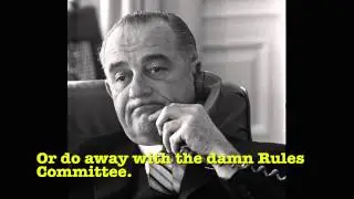 Lyndon Johnson & John McCormack on the House Rules Committee