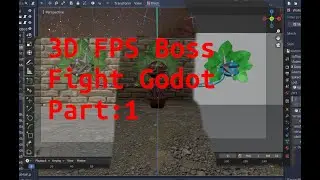 create a 3D fps boss fights in Godot complete guide part1