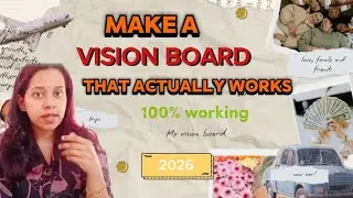 VISION BOARD THAT WORKED FOR ME 💯U ✨VISIONBOARD 2026#viral #visionboard #fyp GUIDE FOR VISIONBOARD❤️