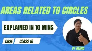 Areas Related to Circles Class 10 Maths CBSE Explained in 10minutes #exam #class10 #education #maths