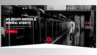 Create a One page Website Using HTML, CSS, and JavaScript || Dynamic Website Page
