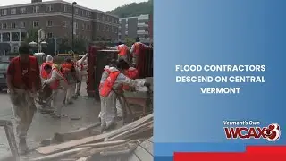 Flood contractors descend on Central Vermont