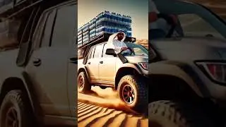 A man saved a camel 🐪 at the desert 🏜️ #ai #animals #video #trending #shorts 😱