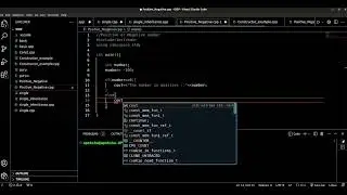 Basic Positive or Negative Number program in C++  #codewithapeksha @CodeWithHarry @code