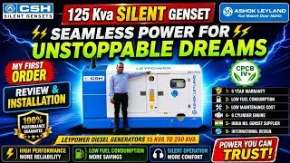 Ashok Leyland ! 125 Kva DG Set Specification ! Ashok Leyland Generator CPCB4+ ! Review& Installation