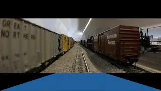 Progress 251216 - Cleveland Interchange - Cab view of HO Model Railroad Train Layout 12/16/2025