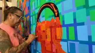 Danyol Leon painting a piece start to finish - DJ Doggy Fresh