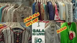 Flat 50% Off J. Summer Gale Sale 2021 J.Junaid Jamshed Flat 50% Off stitch Collection Sale for all