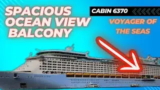 Экскурсия по просторному балкону с видом на океан – каюта Voyager of the Seas 6370