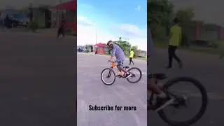 MTB cycle stunt Rolling stoppe do you like this video ..?🥺|#shorts #msvzbangladesh