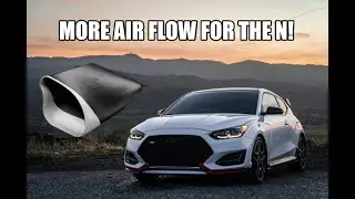 3D Motorsport Design air inlet install on Veloster N!