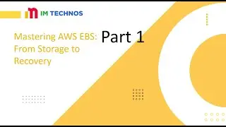 Mastering AWS EBS: From Storage to Recovery - Part 1