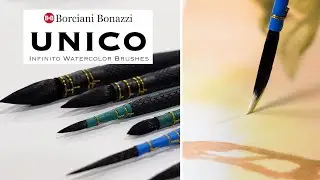 Borciani Bonazzi UNICO Infinito Watercolor Brushes