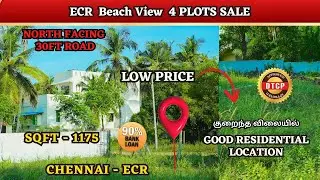 ECR Plots For Sale | Beach Plots & Villas / Residential Resale Land For Sale - Very Lowest Price