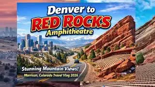 Denver to Red Rocks Amphitheatre Drive | January 2026 | Scenic Mountain Views | USA