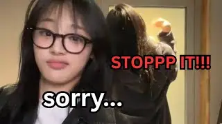minji teasing members for (almost) 3 mins straight