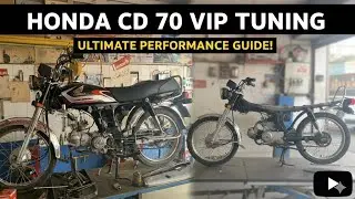 Honda CD 70 Complete Tuning | Smooth Engine & Better Average