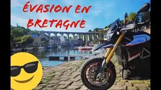 Une belle ballade bucolique en bretagne à moto, avec mon aprilia dorsoduro 1200, la belle bretagne