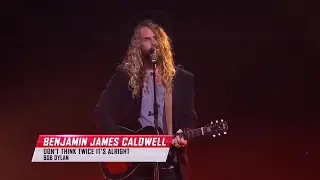 Benjamin Caldwell - Don't Think Twice It's Alright | The Voice Australia 6 (2017) | Blind Auditions