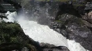 Post Falls, Idaho Dam and Spokane River.