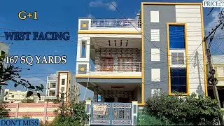 HOUSE FOR SALE || G+1 || WEST FACING || 4 YEARS OLD CONSTRUCTION || DON'T MISS || @URK PROPERTIES