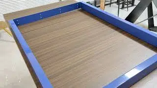 The base feet of the blue square table come in multiple sizes custom hardware furniture accessories