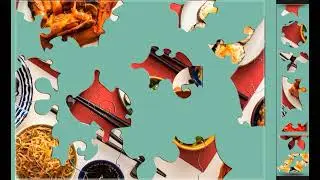 Korean Cuisine🍝🍜 jigsaw puzzle🧩🧩 || @funpuzzle1122 